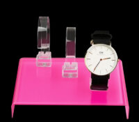 Custom acrylic promotional watches display riser WDJ-224 Custom acrylic promotional watches display riser
