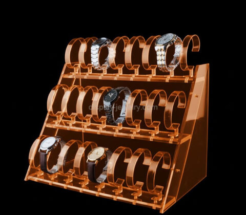 Custom acrylic 3 layers watches display stands