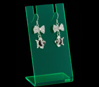 Custom acrylic trade shows earbob display stands