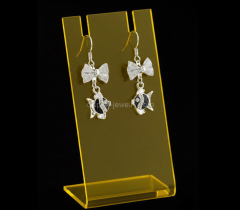 Custom acrylic boutiques earbob display stands