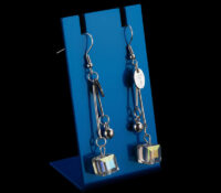 Custom acrylic retail counters eardrops display stands