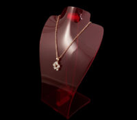 Custom acrylic boutiques necklaces neckform NDJ-985 Custom acrylic boutiques necklaces neckform