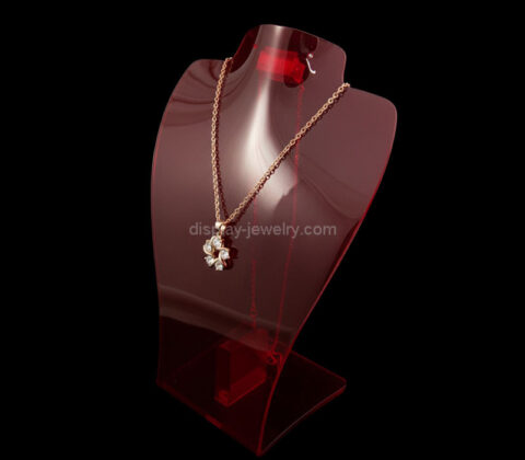 Custom acrylic boutiques necklaces neckform