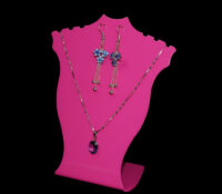 Custom acrylic neckforms stand for necklace jewelry display NDJ-988 Custom acrylic neckforms stand for necklace jewelry display