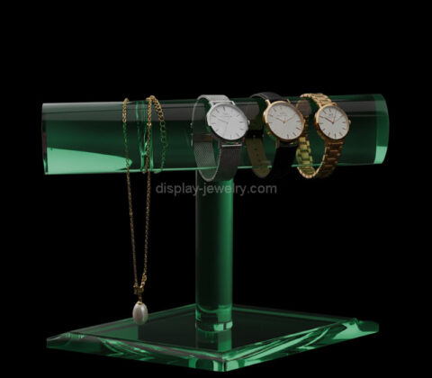 Custom acrylic exhibitions jewellery T bar display stands