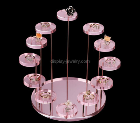 Custom acrylic jewellery turntable display stands