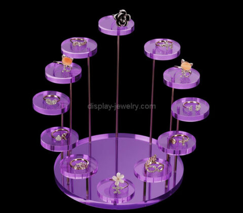 Custom acrylic jewellery 12 turntables display stands