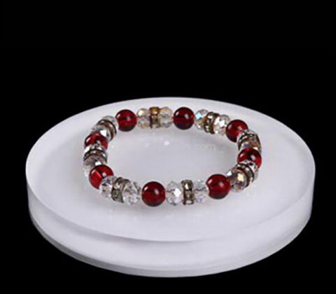 Custom acrylic bead bracelet display block
