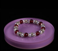 Custom acrylic bead bracelet round display block BDJ-448 Custom acrylic bead bracelet round display block