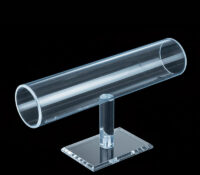 Custom acrylic T-bar jade bracelet display stand