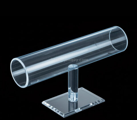 Custom acrylic T-bar jade bracelet display stand