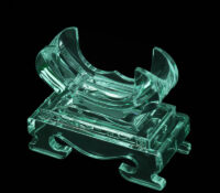 Custom acrylic jade bangle display stand holder