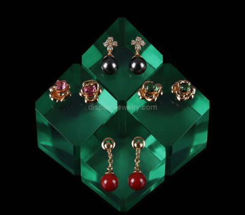 Custom acrylic retails earrings display blocks