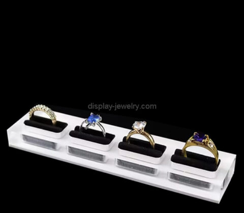 Custom acrylic jewelry ring holder tray