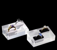 Custom acrylic wedding rings display props RDJ-457 Custom acrylic wedding rings display props