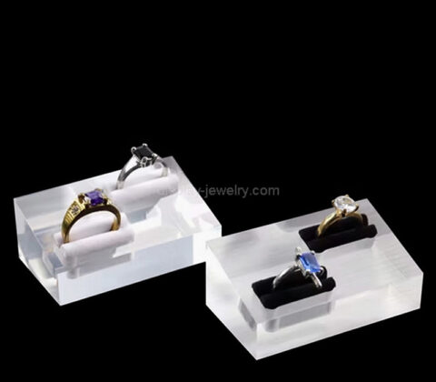 Custom acrylic wedding rings display props