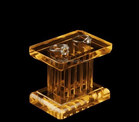 Custom acrylic jewelry ring display pedestal