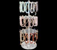 Custom acrylic rotatable bracelets holder rack BDJ-458 Custom acrylic rotatable bracelets holder rack