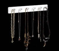 Custom acrylic wall necklaces holders with hooks NDJ-992 Custom acrylic wall necklaces holders with hooks