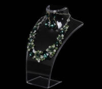 Custom acrylic countertop necklaces display stand NDJ-995 Custom acrylic countertop necklaces display stand