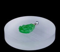 Custom acrylic round jewelry display block ODJ-295 Custom acrylic round jewelry display block