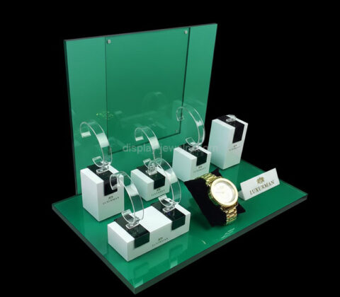 Custom acrylic retail showcases watches display prop
