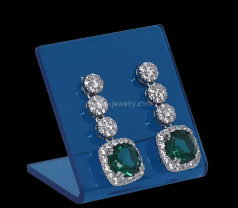 Custom acrylic boutique ear studs display stand