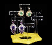 Custom acrylic ear danglers display racks EDJ-724 Custom acrylic ear danglers display racks