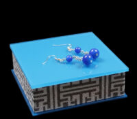 Custom acrylic earring display block EDJ-725 Custom acrylic earring display block