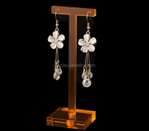 Custom acrylic earring tree display stand