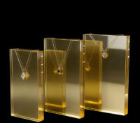 Custom acrylic boutiques necklaces display blocks NDJ-1000 Custom acrylic boutiques necklaces display blocks