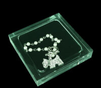 Custom acrylic bracelet with pendant display block ODJ-297 Custom acrylic bracelet with pendant display block