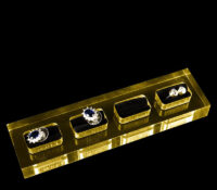 Custom acrylic boutique jewelry display block prop ODJ-300 Custom acrylic boutique jewelry display block prop
