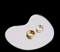 Custom acrylic rings display plate holder RDJ-468 Custom acrylic rings display plate holder