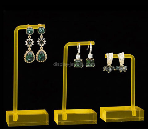 Custom acrylic retail hanging earring holder stands