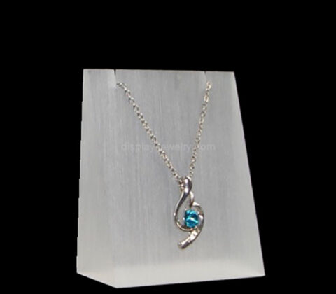 Custom acrylic retail necklaces display block