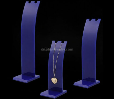 Custom acrylic L shape necklaces display rack