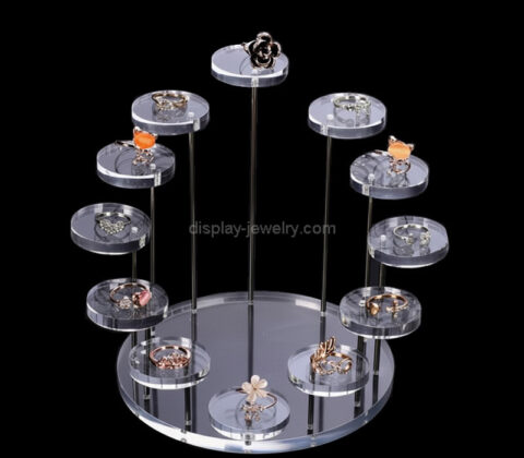 Custom acrylic multi-tier jewelry display stand