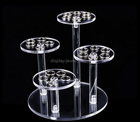 Custom acrylic rings display stand risers