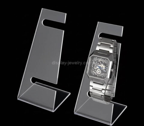 Custom acrylic trade shows single watch holder stand