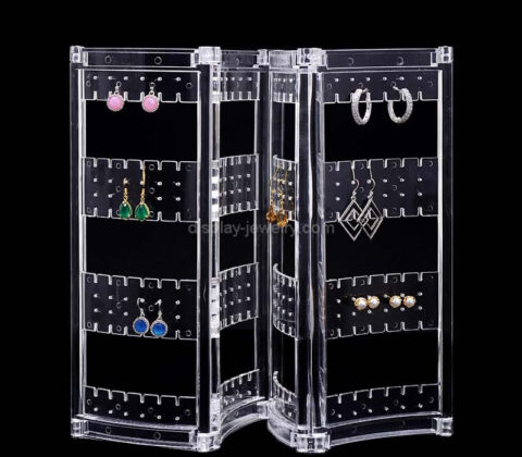Custom acrylic foldable earring display stand