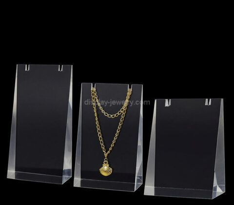 Custom acrylic necklace stand A-shape