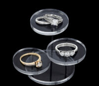 Custom acrylic jewelry display stand plates ODJ-311 Custom acrylic jewelry display stand plates