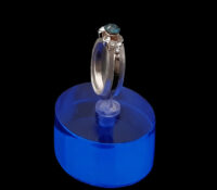 Custom round acrylic rings display block RDJ-480 Custom round acrylic rings display block
