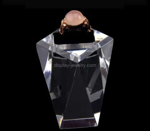 Custom acrylic jewelry ring display block