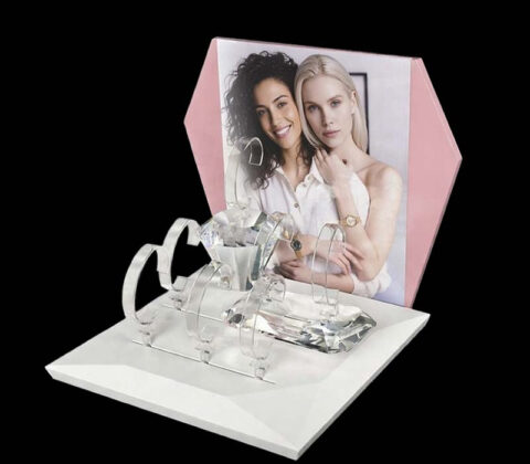 Custom acrylic boutiques watches display prop
