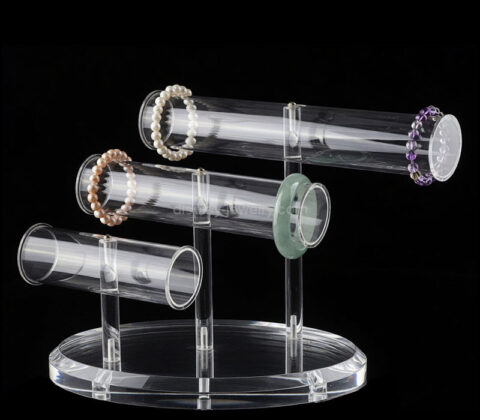 Custom plexiglass retail bangle bracelet display stand