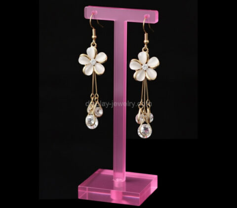 Custom acrylic jewelry earring display stand