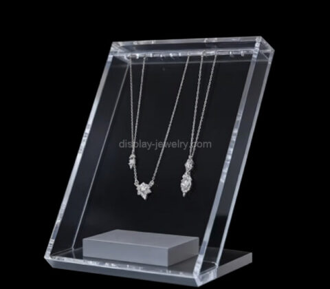 Custom acrylic necklace display box