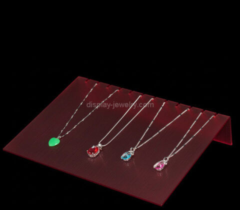 Custom acrylic necklaces display holder